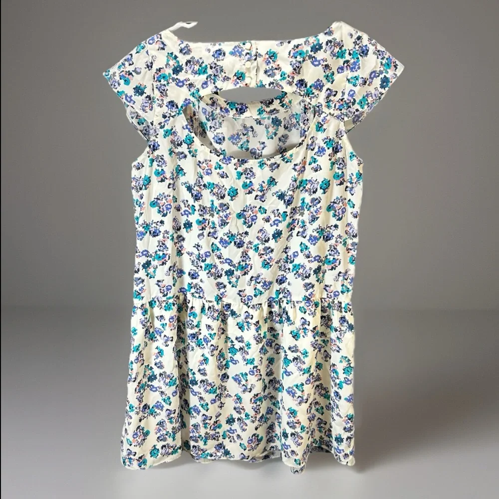 BCBGeneration Atlantis Cont Pocket Dress Shift Cap Sleeve Floral Print Size M - Picture 4 of 11